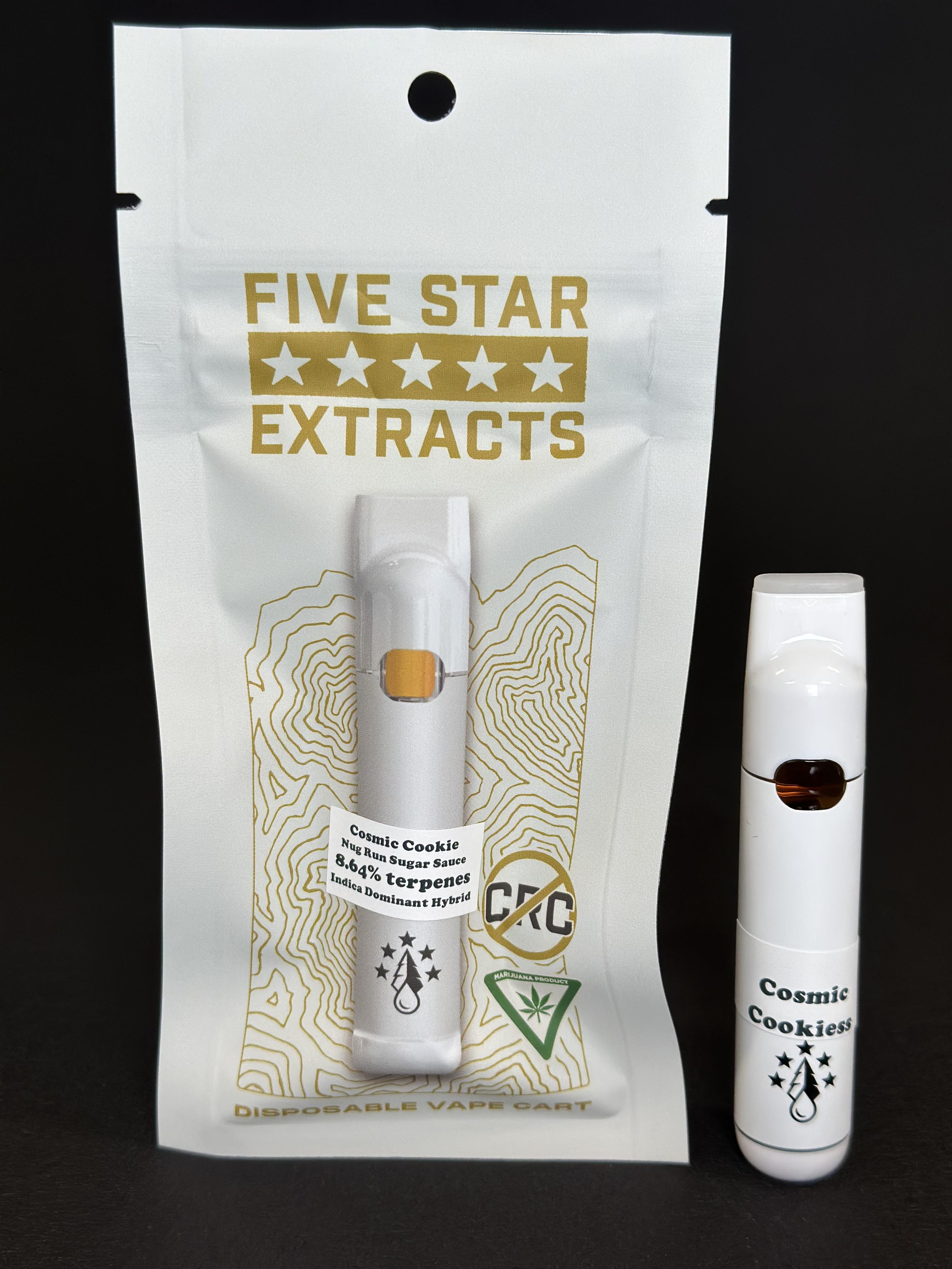 Photograph of product: Cosmic Cookies Nug Run Sugar Sauce Disposable