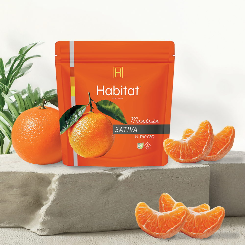 Photograph of product: | Mandarin Oui'd 1:1 CBG Gummies |