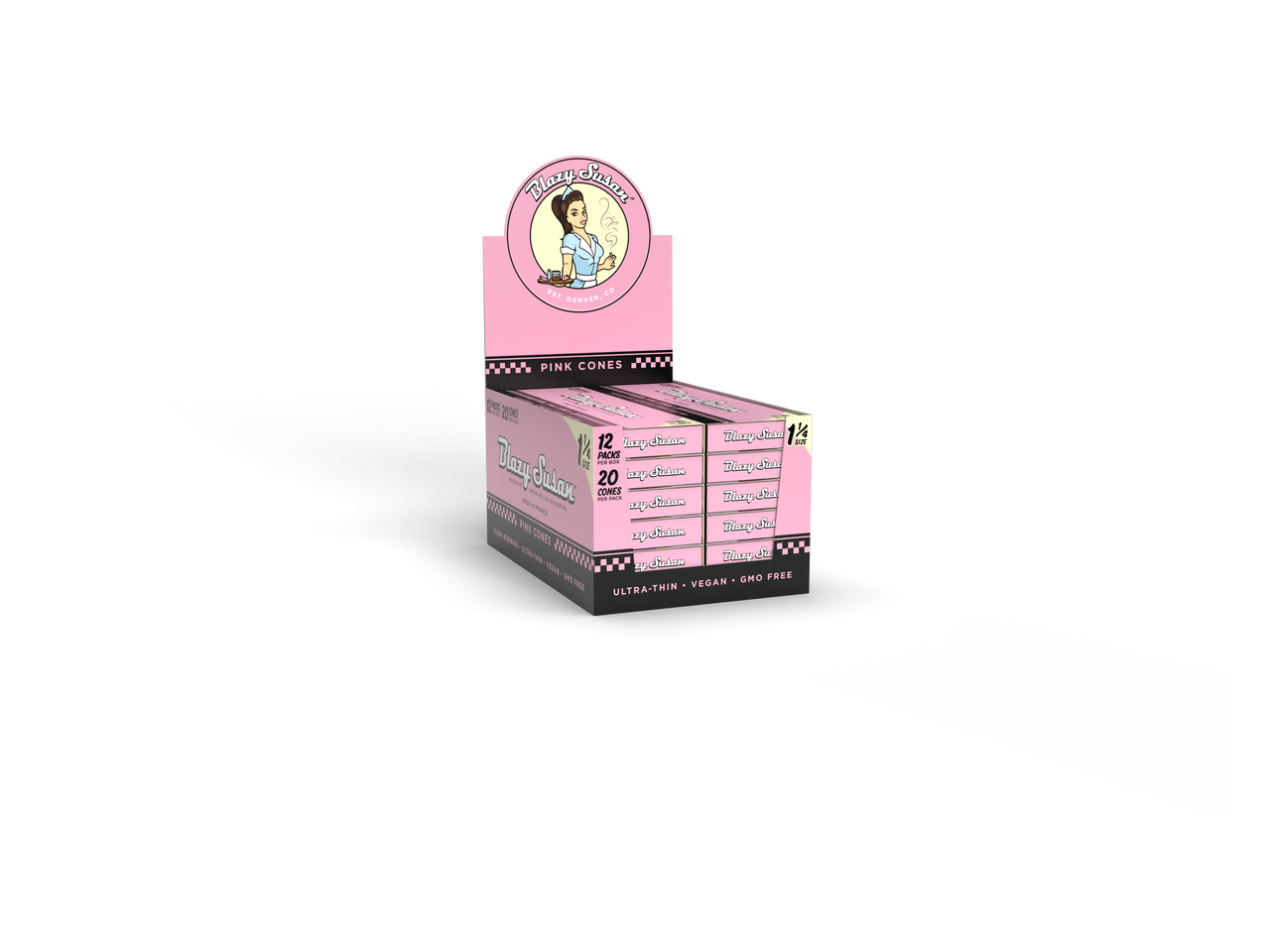 Photograph of product: Blazy Susan 1 1/4 Cones | 20 Pack (Pink)