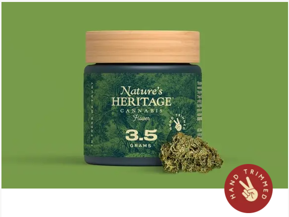 Photograph of product: Nature's Heritage | Governmint Oasis Flower | 3.5g