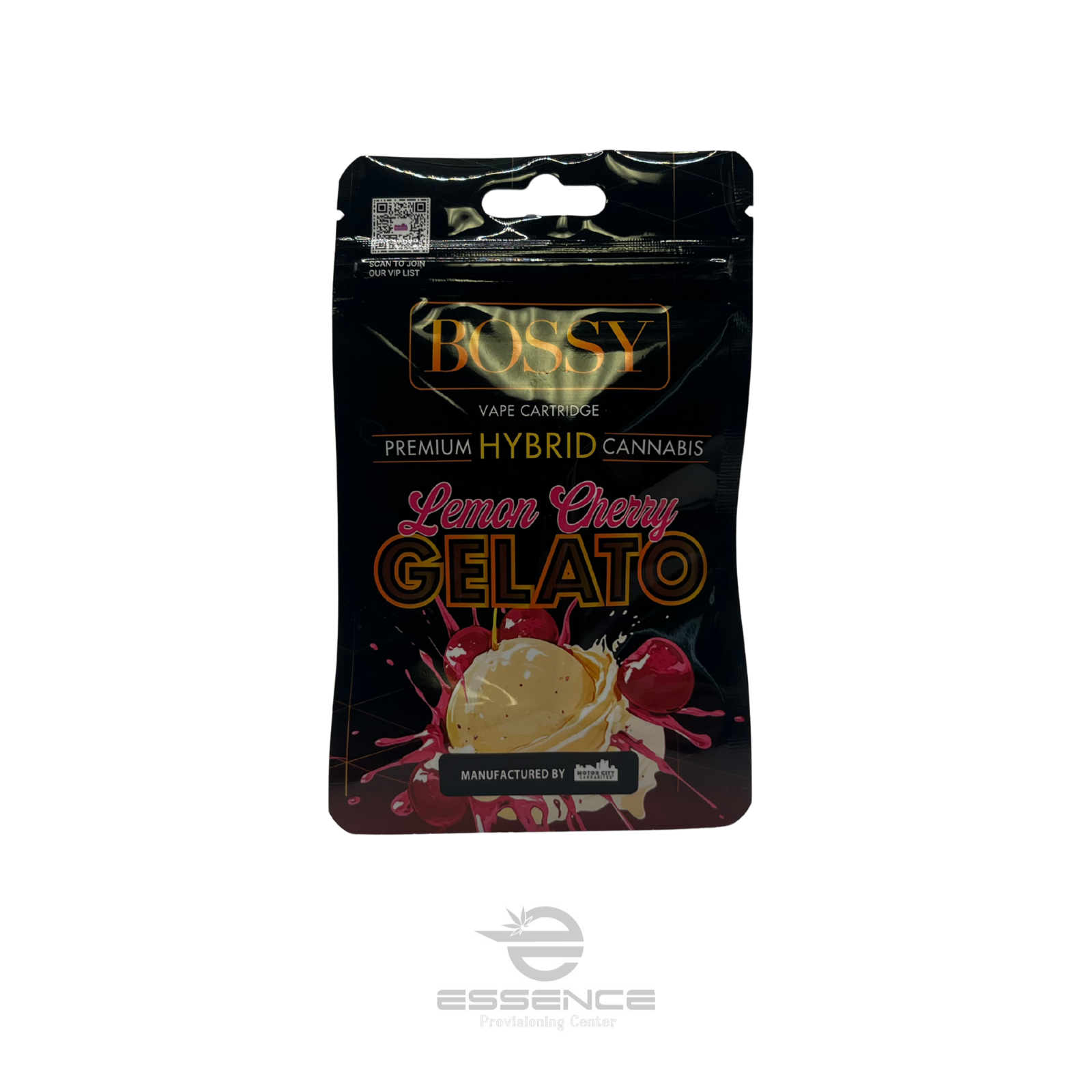 Photograph of product: BOSSY- Lemon Cherry Gelato Vape
