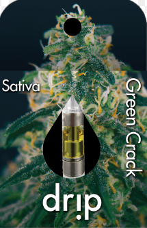 Photograph of product: Green Crack (Oui'd) | Drip | 510 Vape Cartridge