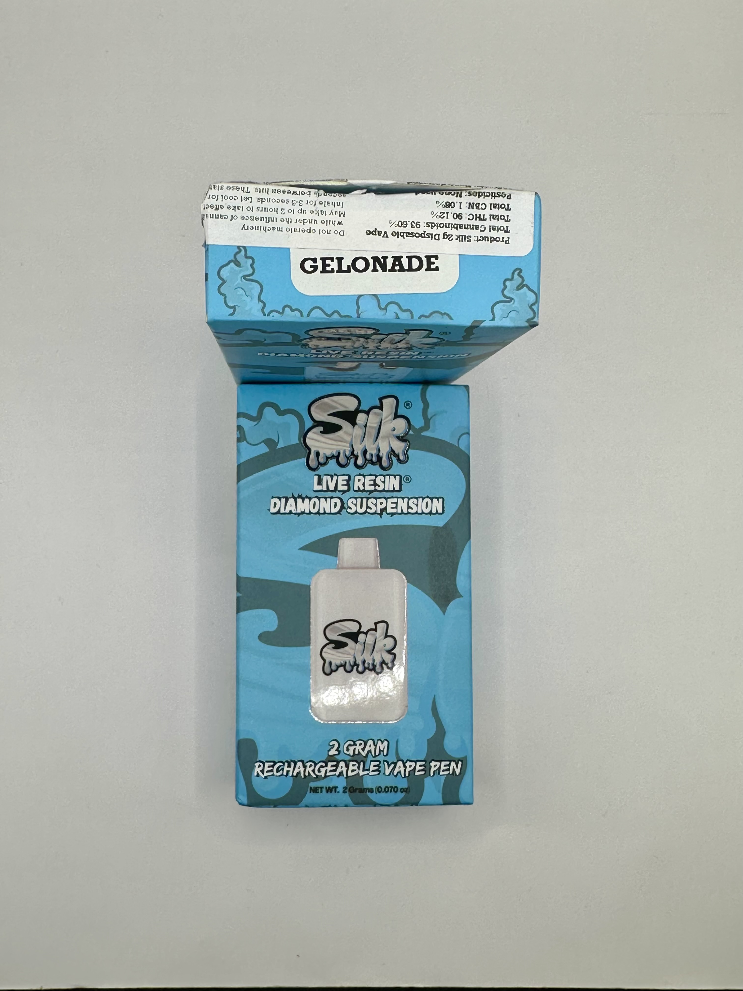 Photograph of product: Silk Gelonade Live Resin Dispo