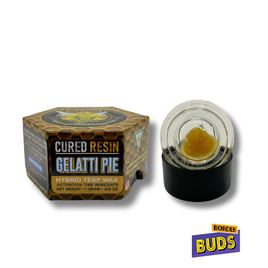 Photograph of product: Gelati Pie | Cannabee Extracts | 1g | Cured Resin