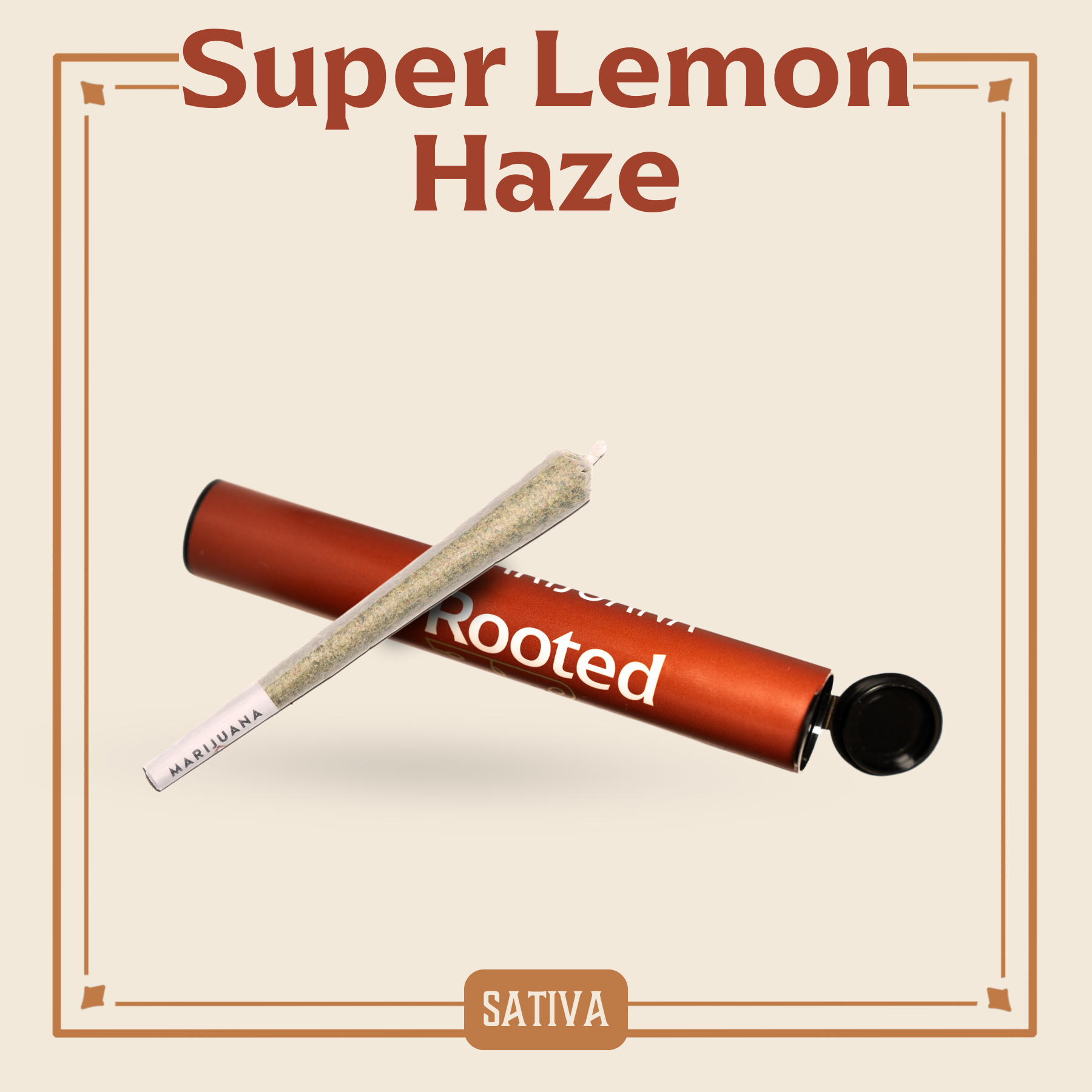 Photograph of product: Super Lemon Haze Pre-Roll | 1g