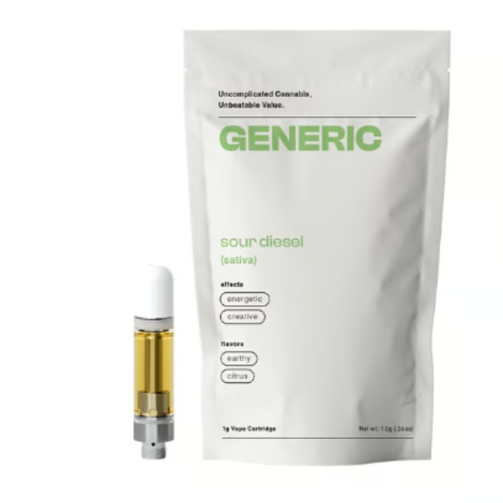 Photograph of product: Generic | Sour Diesel Cartridge | 1g