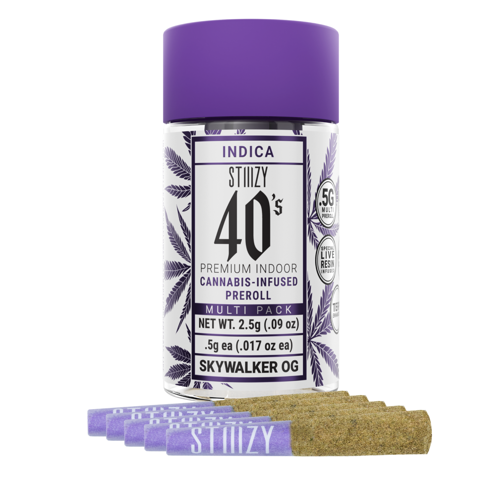 Photograph of product: .5gX5 | Skywalker OG | Infused Pre-Roll