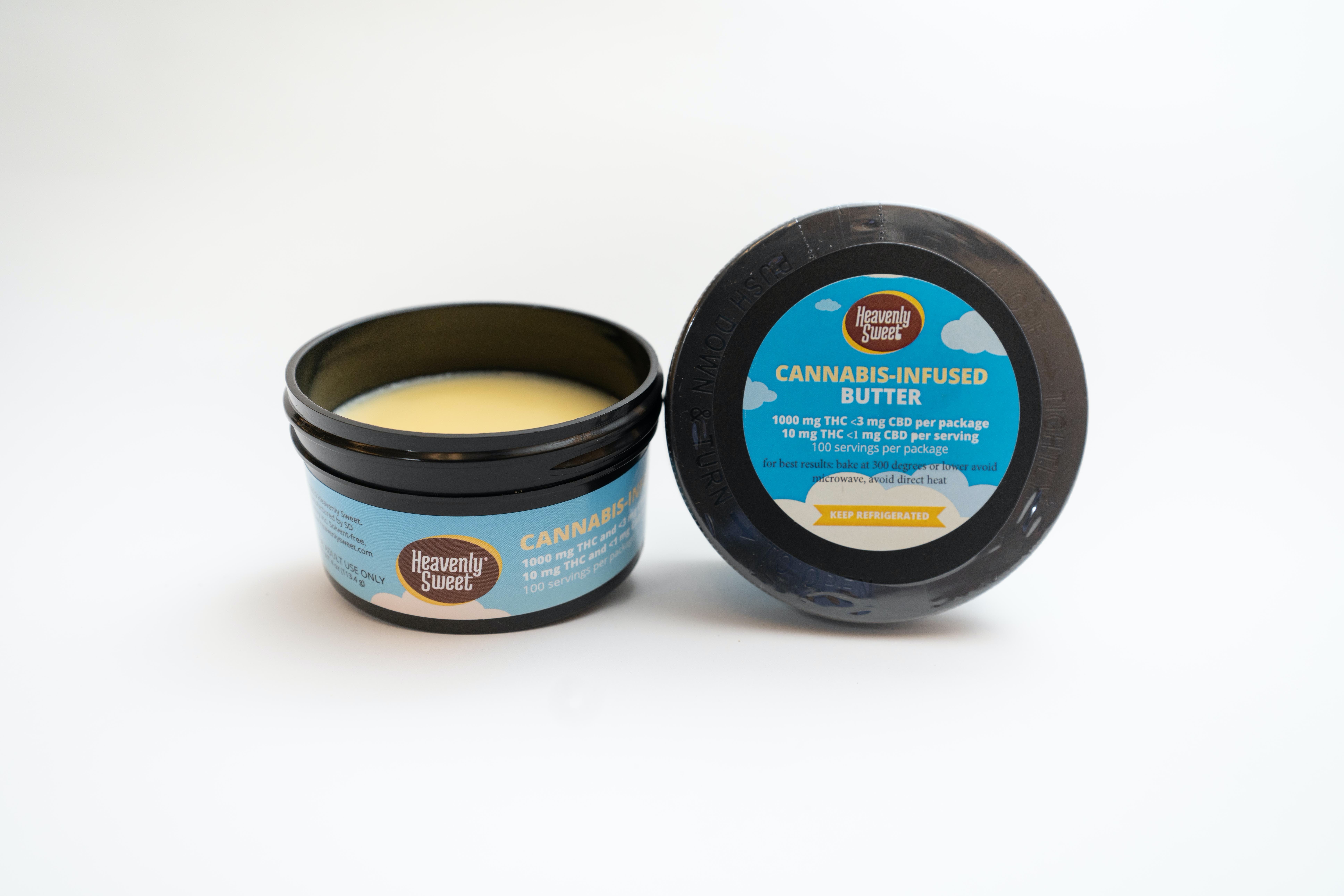 Photograph of product: HEAVENLY SWEET CANNABUTTER INFUSED BUTTER 1000MG