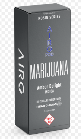 Photograph of product: Amber Delight (I) - Airo - 0.5g Live Rosin Vape Cart