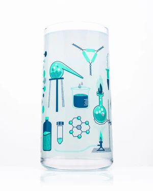 Photograph of product: Retro Lab Drinking Glass