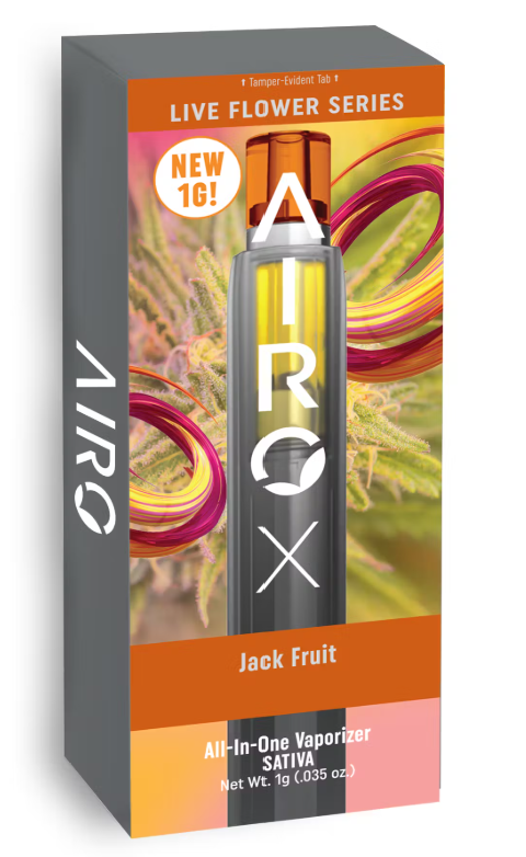 Photograph of product: AIRO | AIROX JACK FRUIT | ALL-IN-ONE CARTRIDGE | 1G | Oui'd