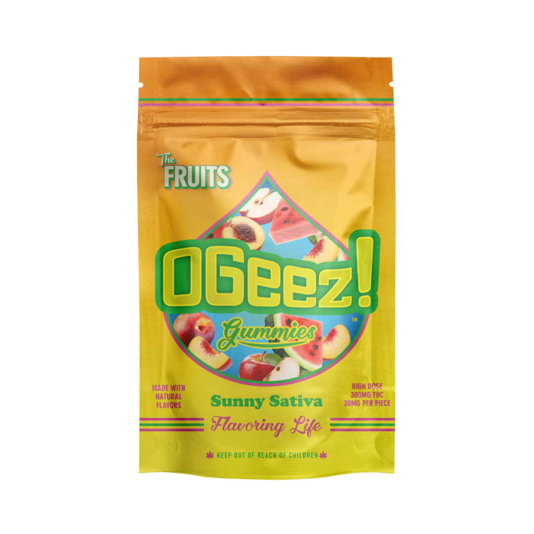 Photograph of product: OGeez! - The Fruits - Sunny Oui'd - 100mg
