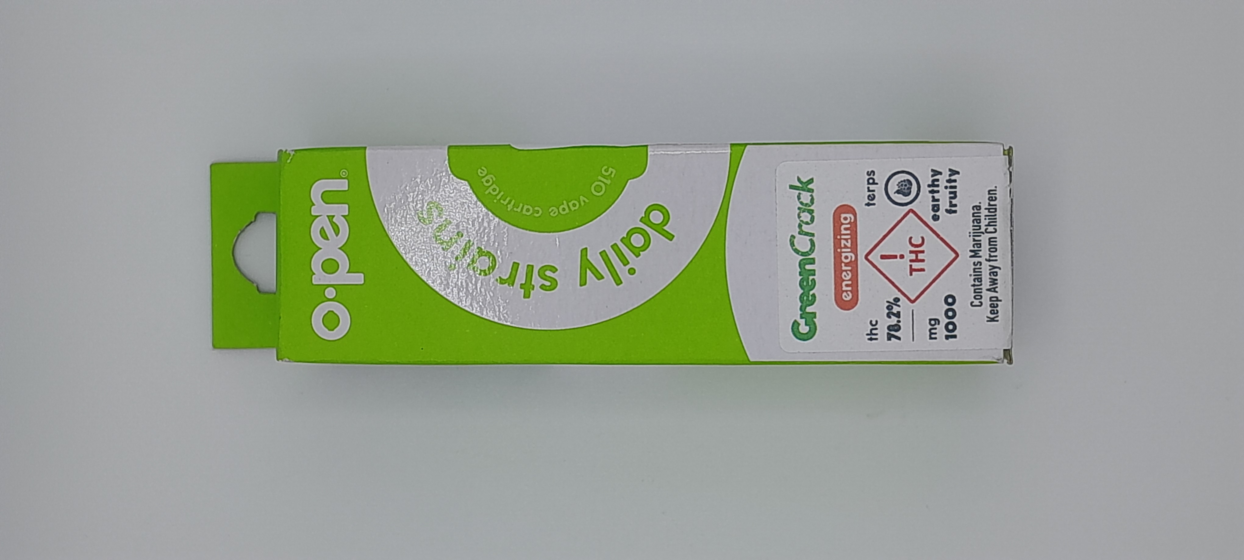 Photograph of product: GREEN CRACK - ENERGIZING - Oui'd