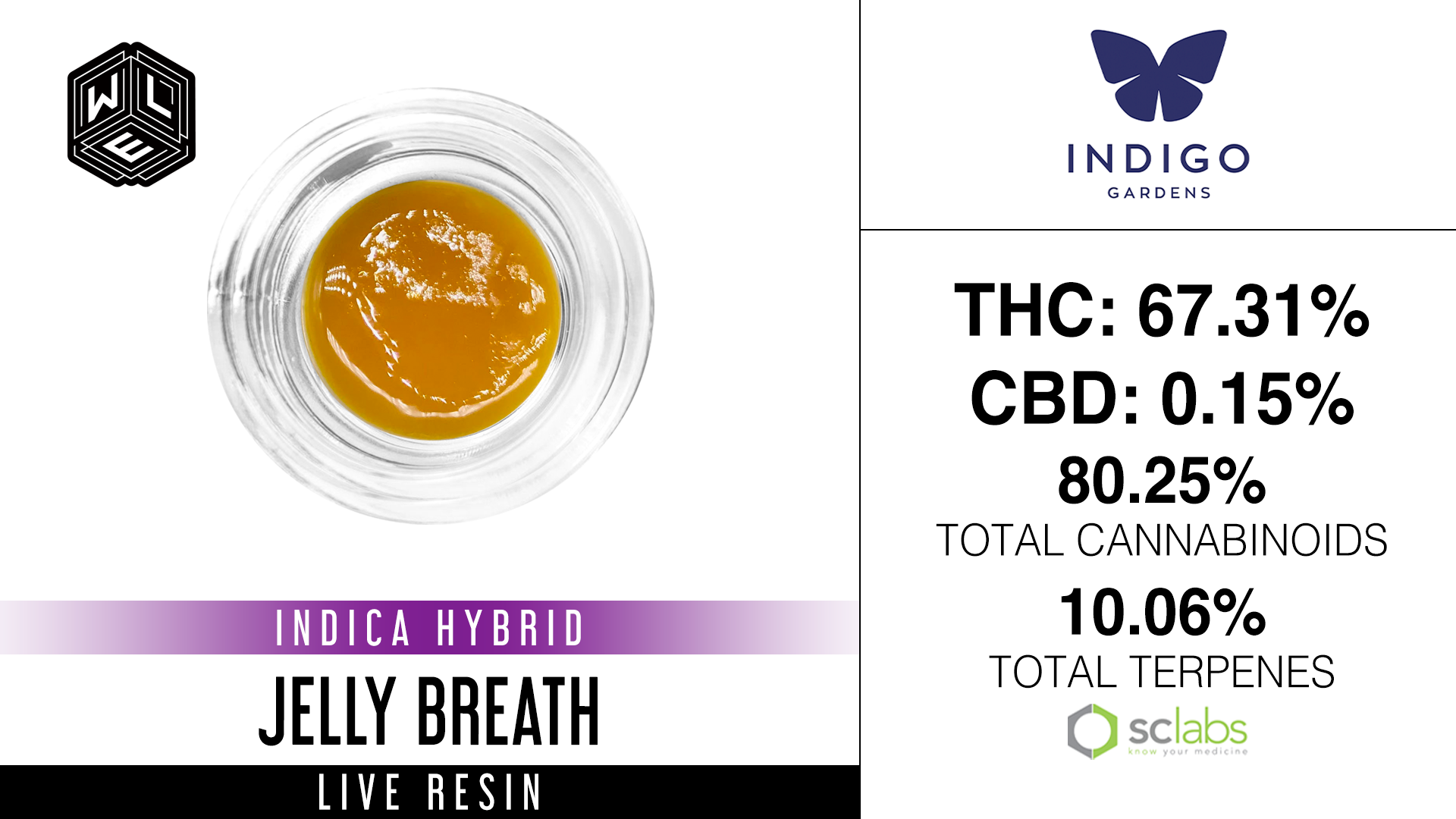 Photograph of product: WLE - Jelly Breath (I) - Live Resin Sugar Sauce 1g