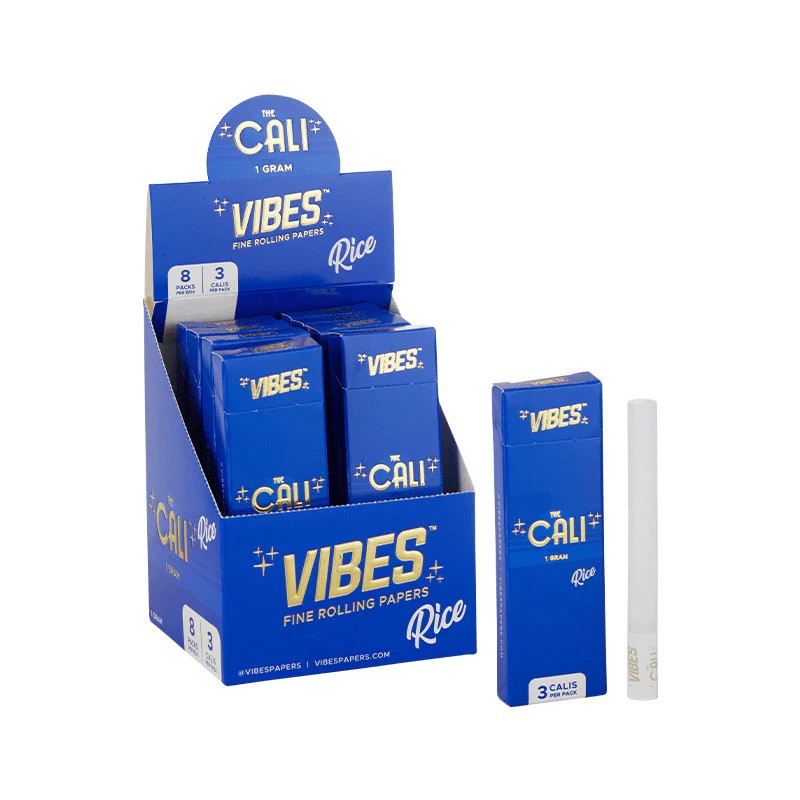 Photograph of product: Vibes - The Cali - 3pk - Rice - Rolling Papers