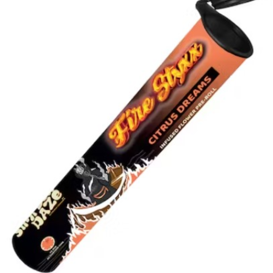 Photograph of product: Glorious Oui'd - 1g Pre Roll - Citrus Dreams Fire Styxx Simpler Daze