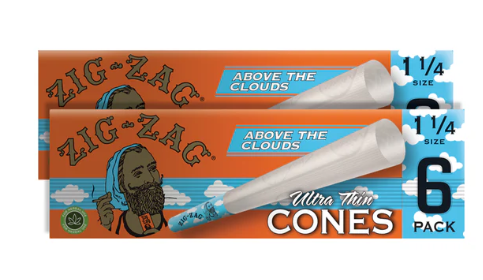Photograph of product: Zig Zag Above The Clouds Cones - 1 1/4 Colored Tip Cones