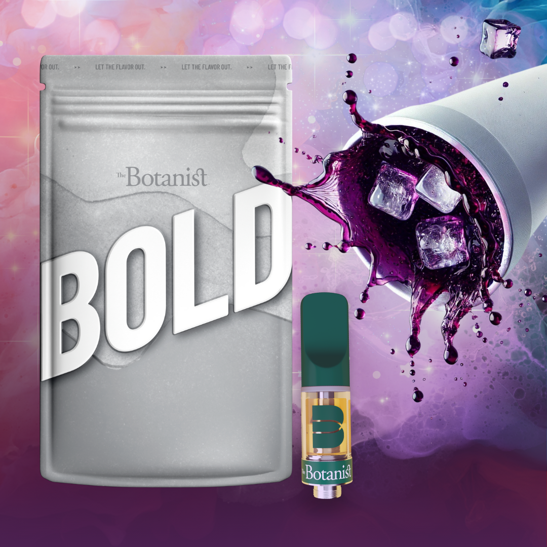Photograph of product: The Botanist BOLD | Purple Drink  (I) | .5g 510 Cartridge