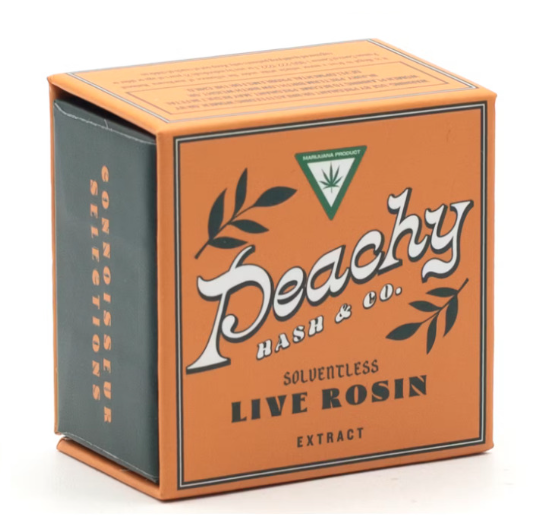 Photograph of product: Peachy au chocolat & Co. - Sweet N Low - 1g Rosin
