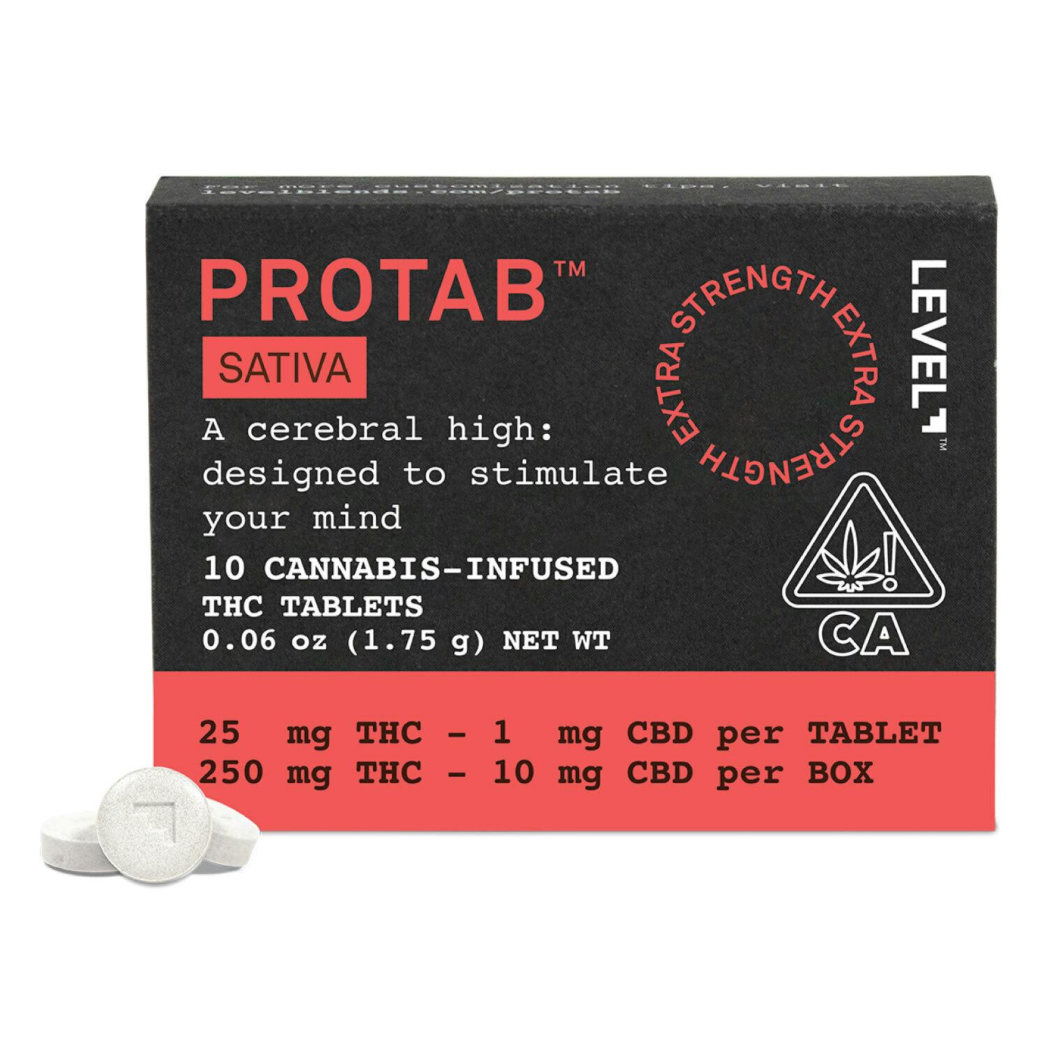 Photograph of product: Level | Oui'd Protabs (10 Pack - 250mg TH-oui)