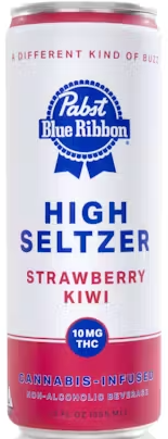 Photograph of product: Strawberry Kiwi - 10MG High Seltzer 12OZ