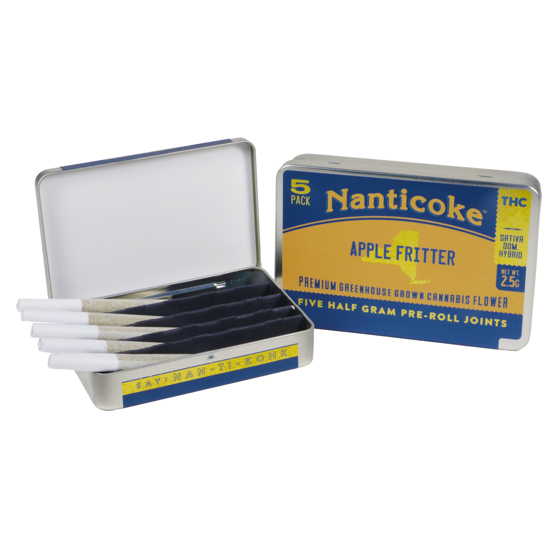 Photograph of product: Nanticoke - Apple Fritter - 5pk Pre Rolls