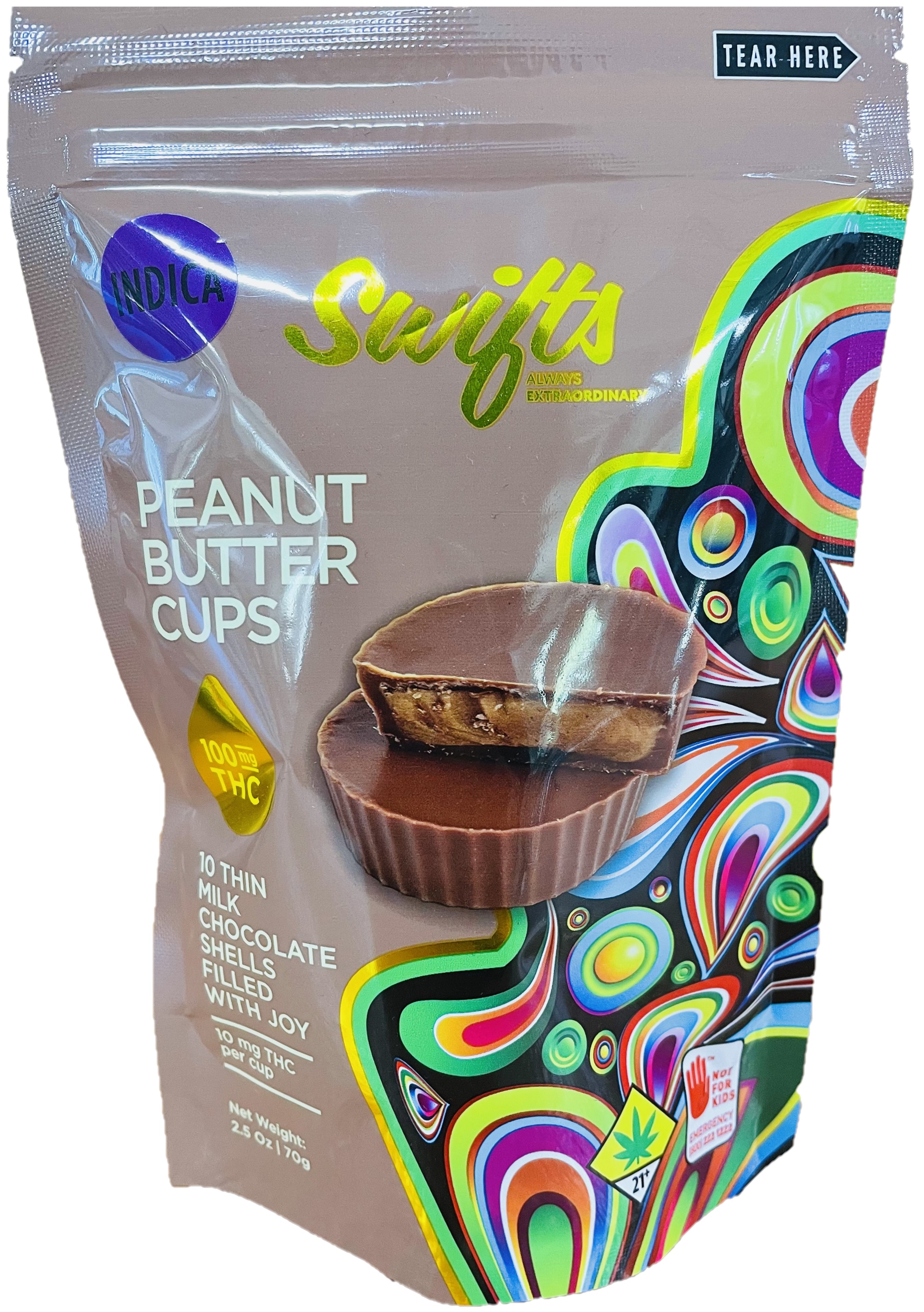 Photograph of product: Swifts - Milk Chocolate Rosin PB Cups (I) 10pk