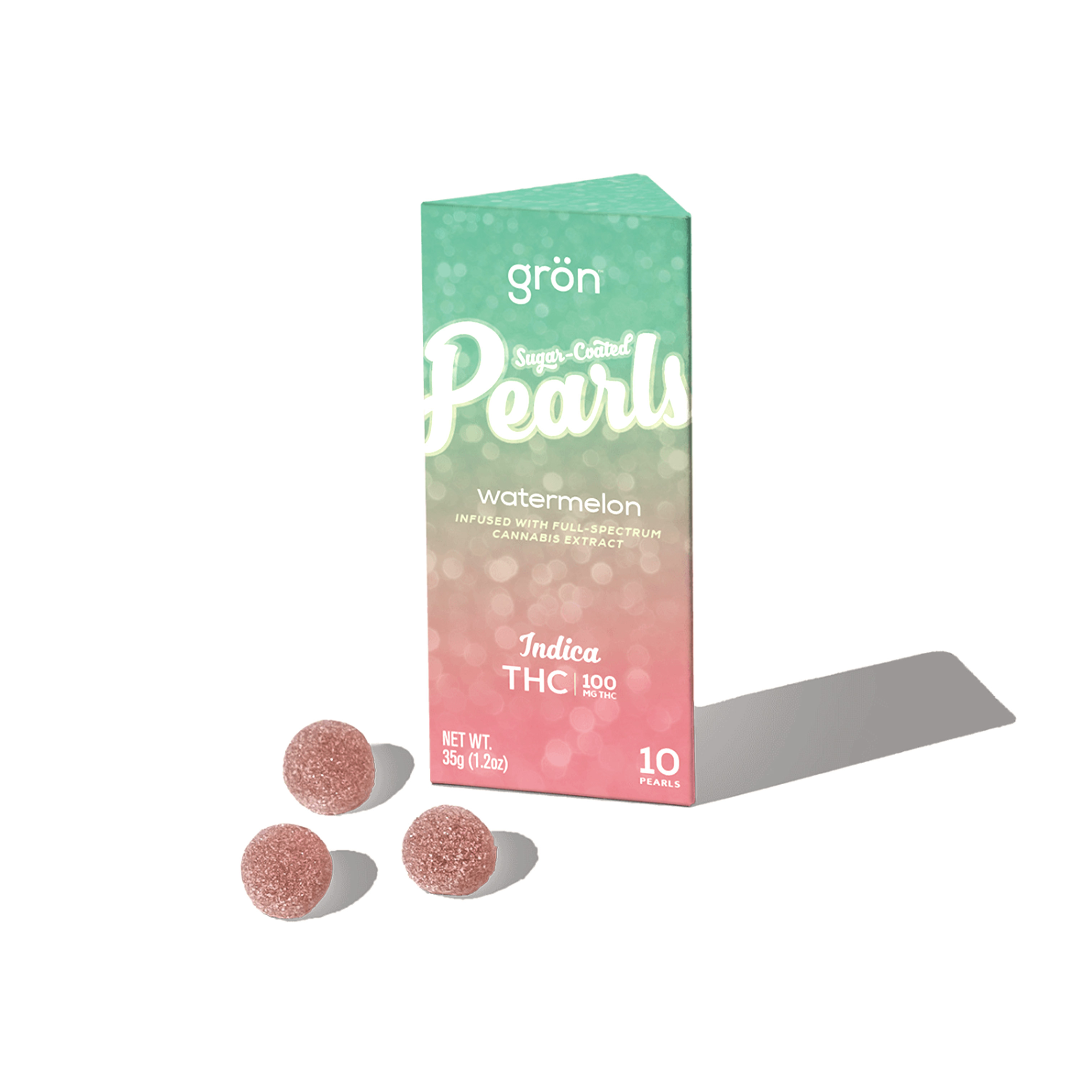 Photograph of product: Gron - Watermelon Pearls 100mg - 1.2oz