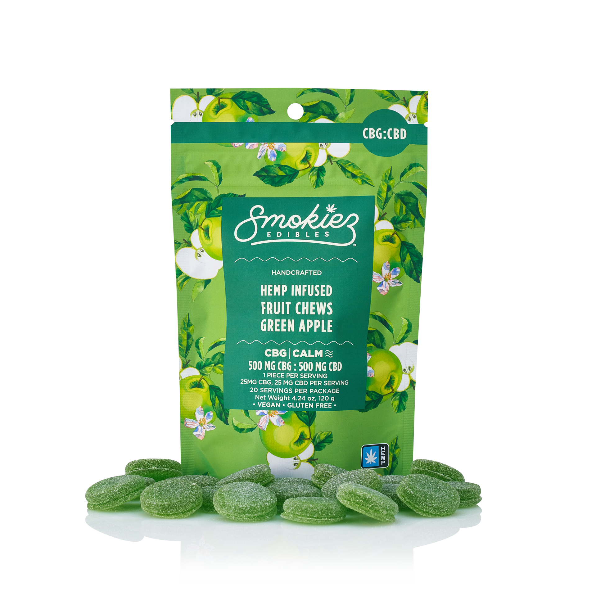 Photograph of product: Smokiez - Apple CBG:CBD - Gummy