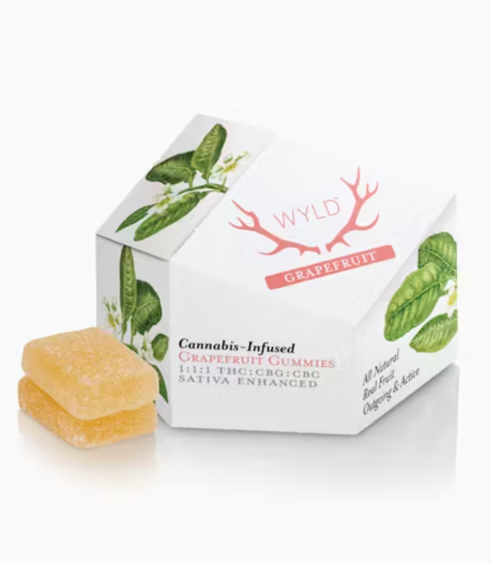 Photograph of product: Grapefruit 1:1:1 - TH-oui:CBG:CBC Gummies - 100mg