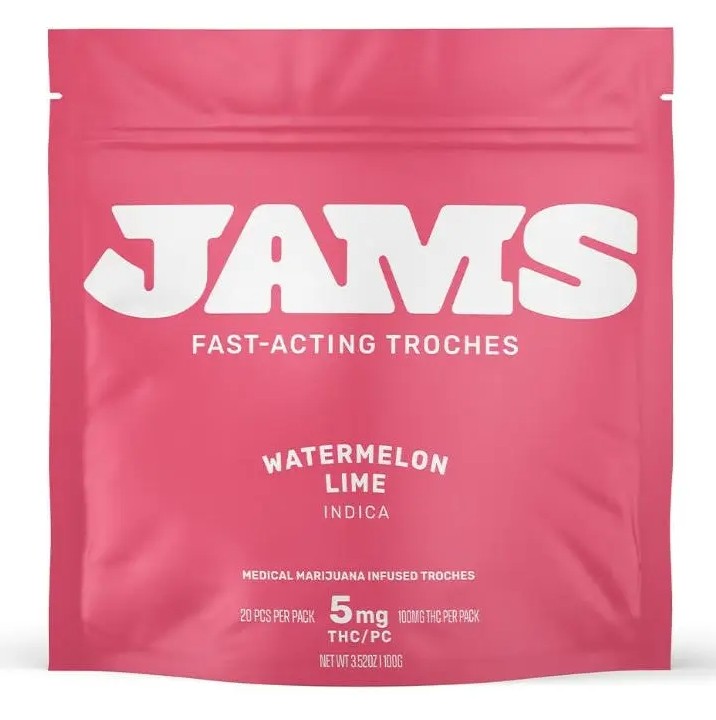 Photograph of product: Watermelon Lime Fast Acting Troche | 5mg/20pk (100mg)