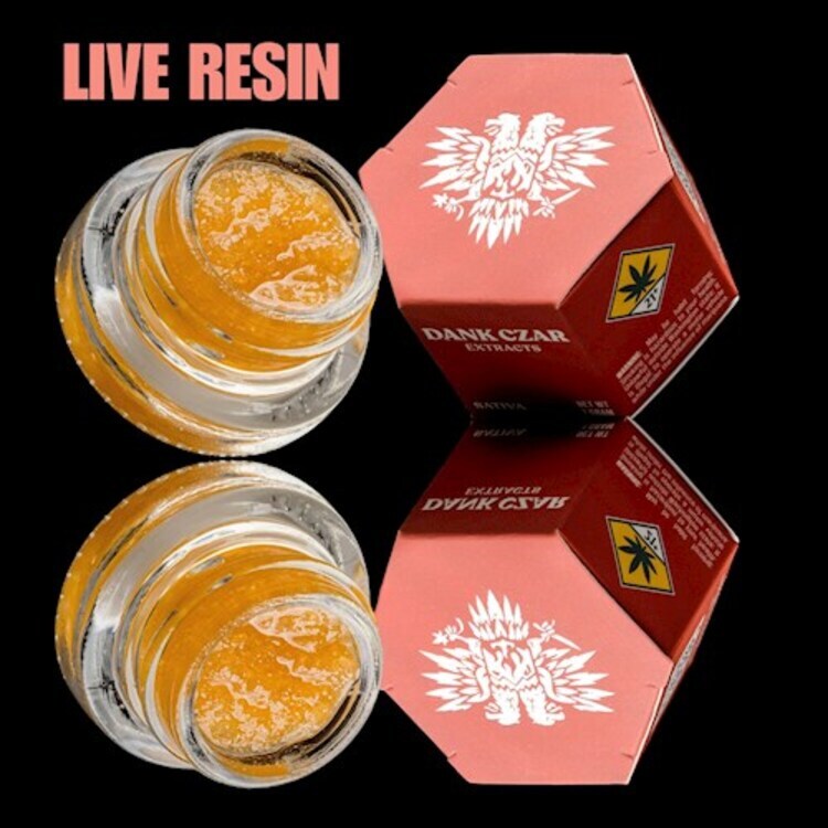 Photograph of product: DANK Live Resin Reserve 1g - Honey Banana Bread
