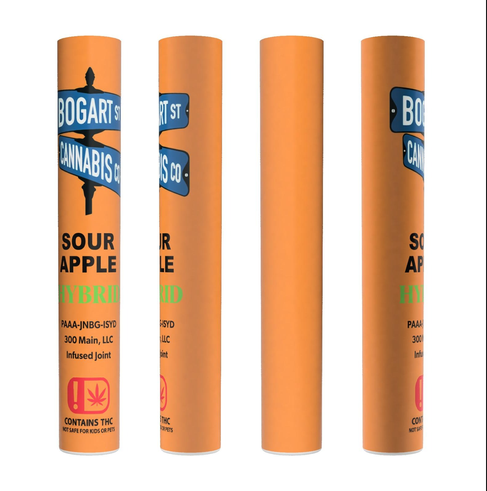 Photograph of product: PRE ROLL BSC SOUR APPLE (H) INFUSED