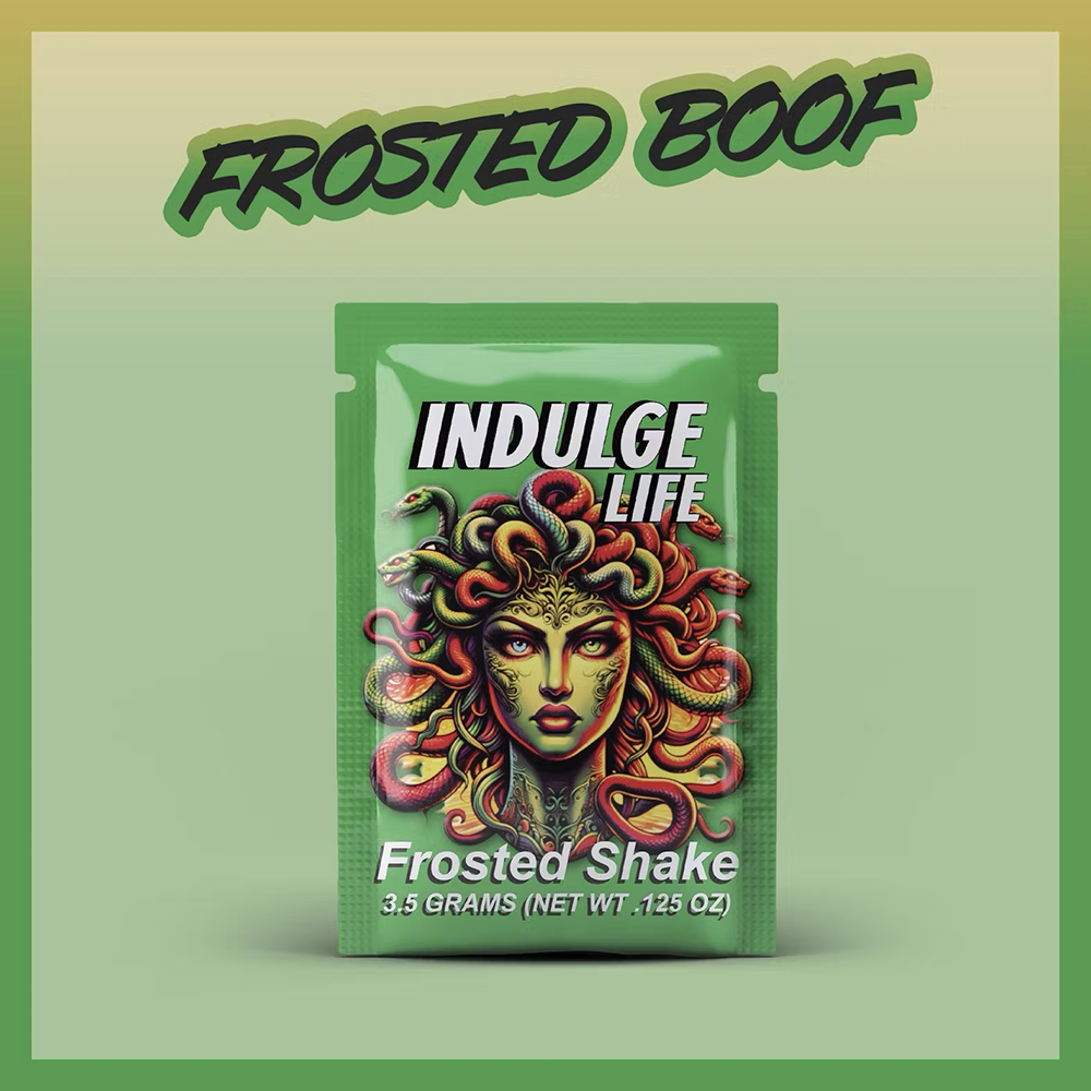 Photograph of product: Indulge | Frosted Boof Infused Shake - 3.5g