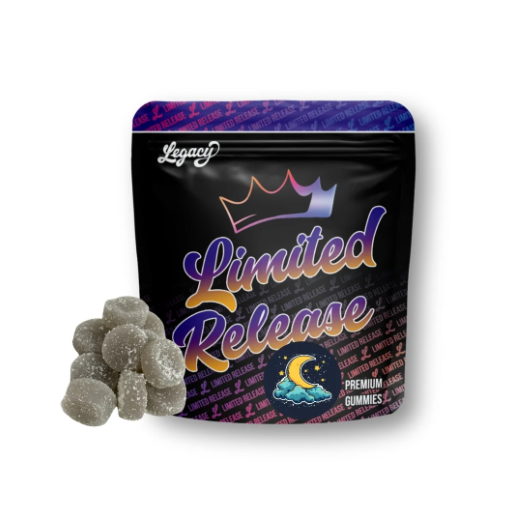 Photograph of product: Lavender Pear | 10mg TH-oui: 5mg CBN | 10pk Gummies | Legacy
