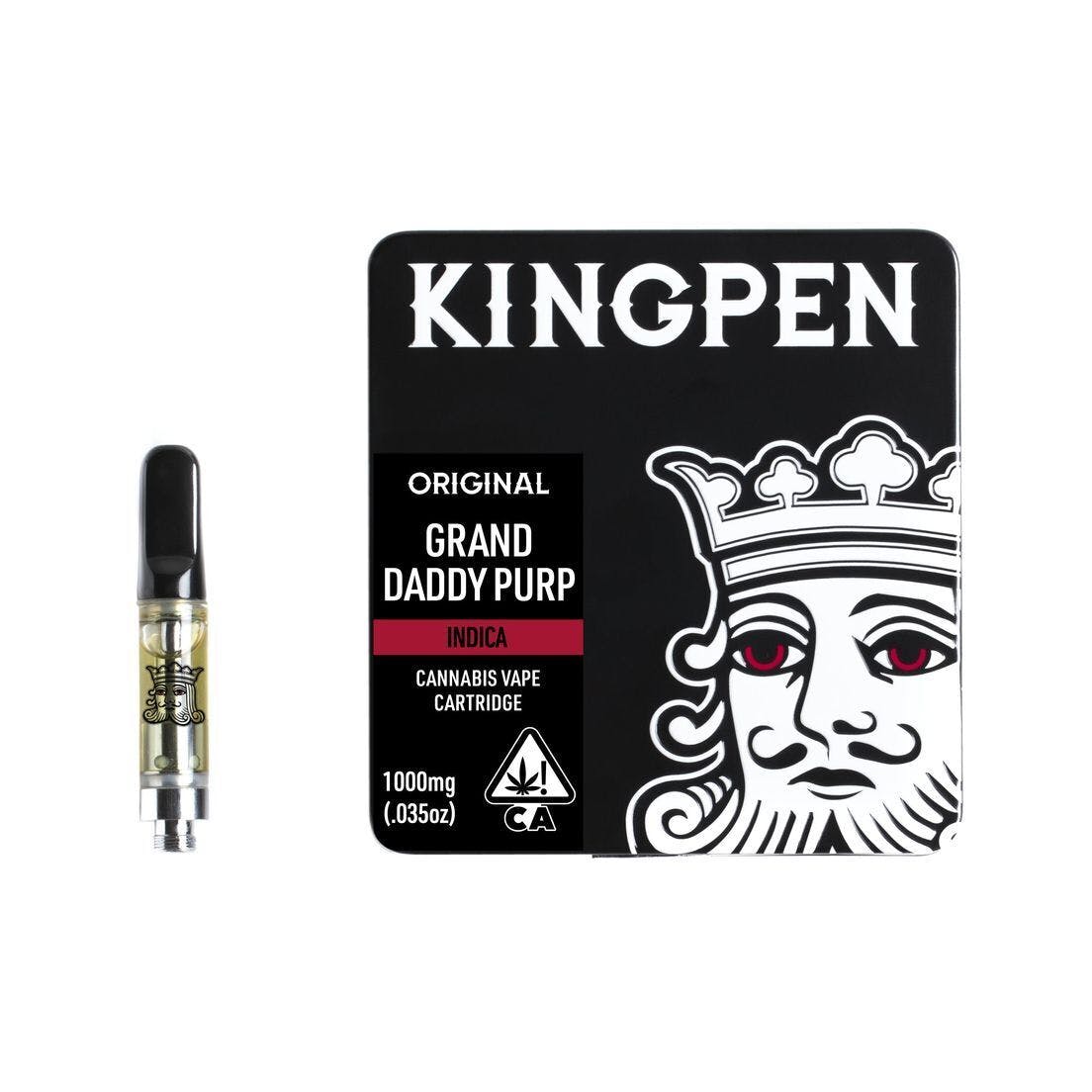 Photograph of product: Kingpen 1g - GDP Vape Cart