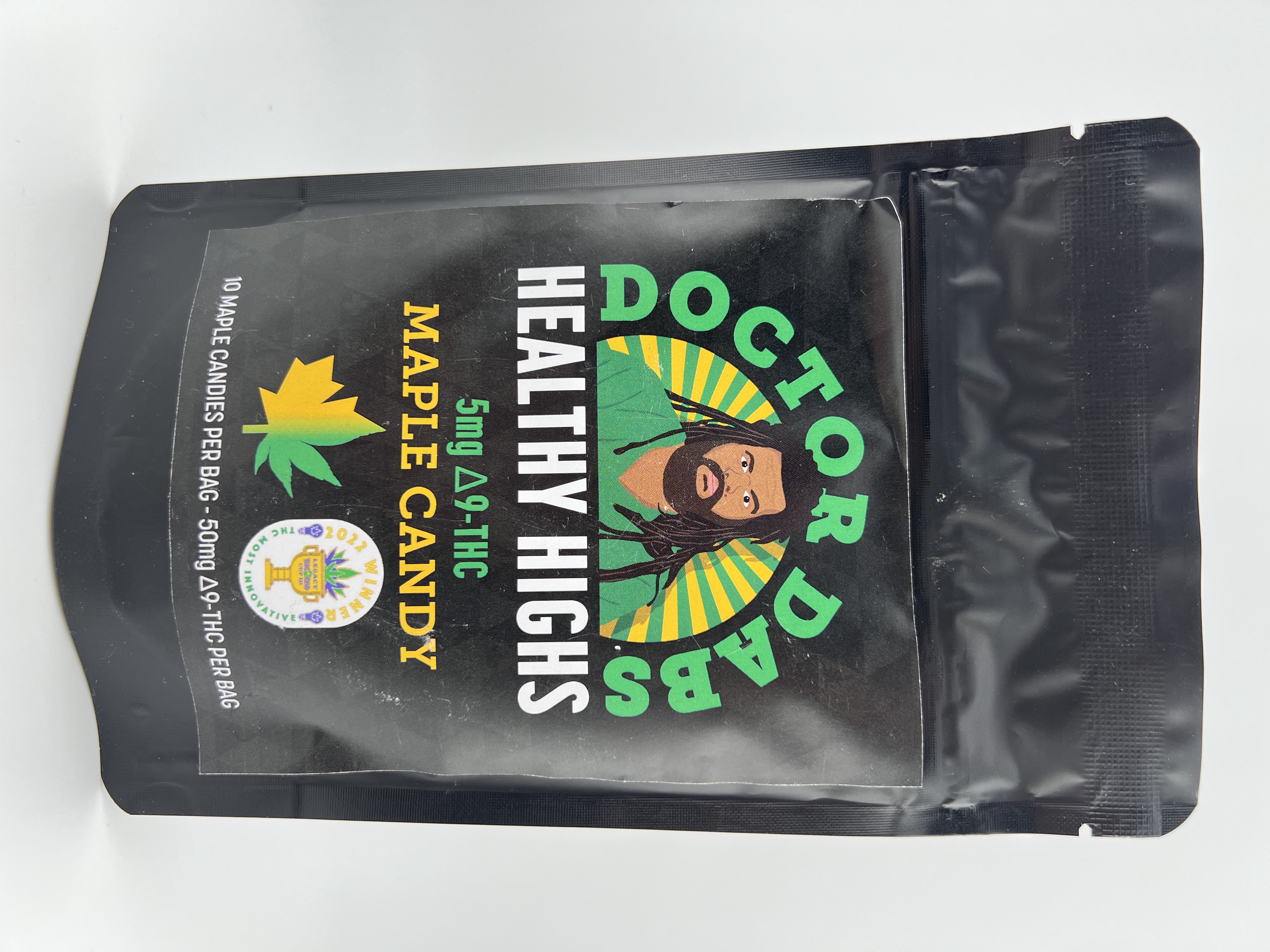 Photograph of product: Doctor Dabs - Maple Candy - 5mg - 10ct