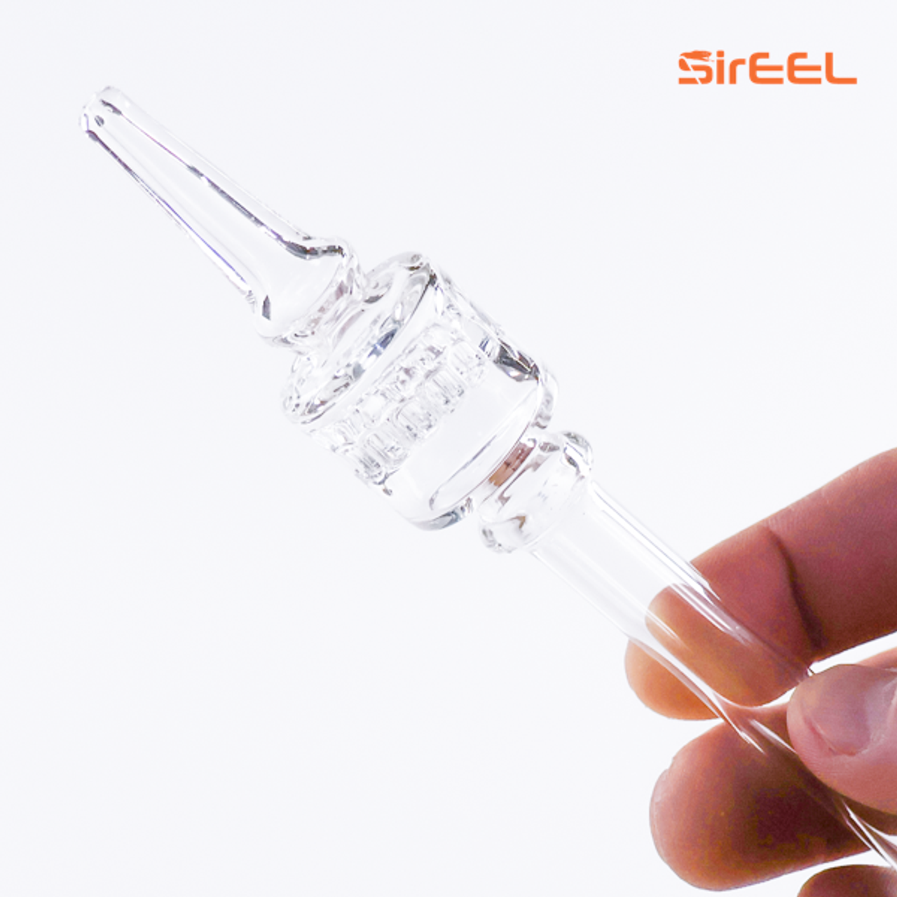 Photograph of product: 7" SirEEL Vapor Straw with Honeycomb Diffuser