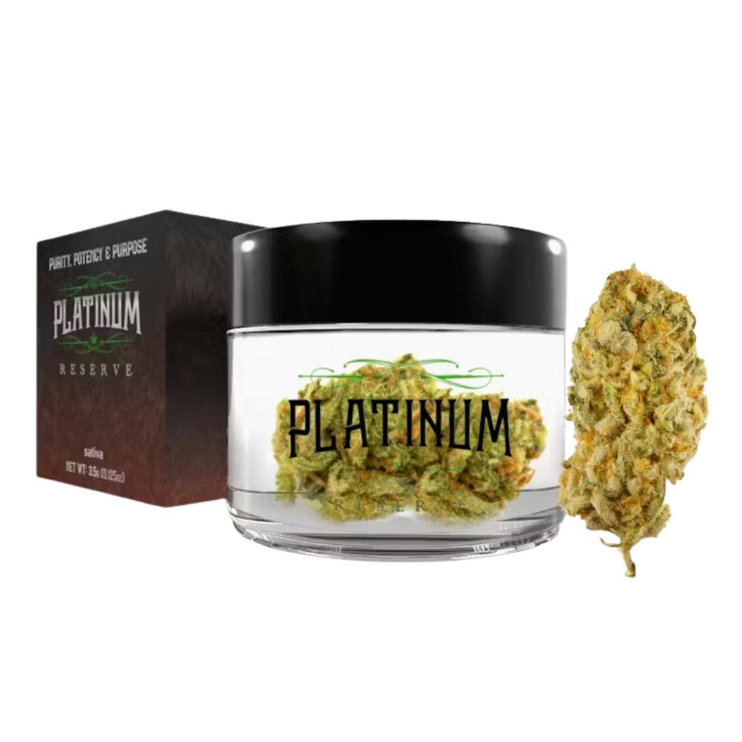 Photograph of Product: Platinum Reserve - Titan OG - Flower - 3.5g