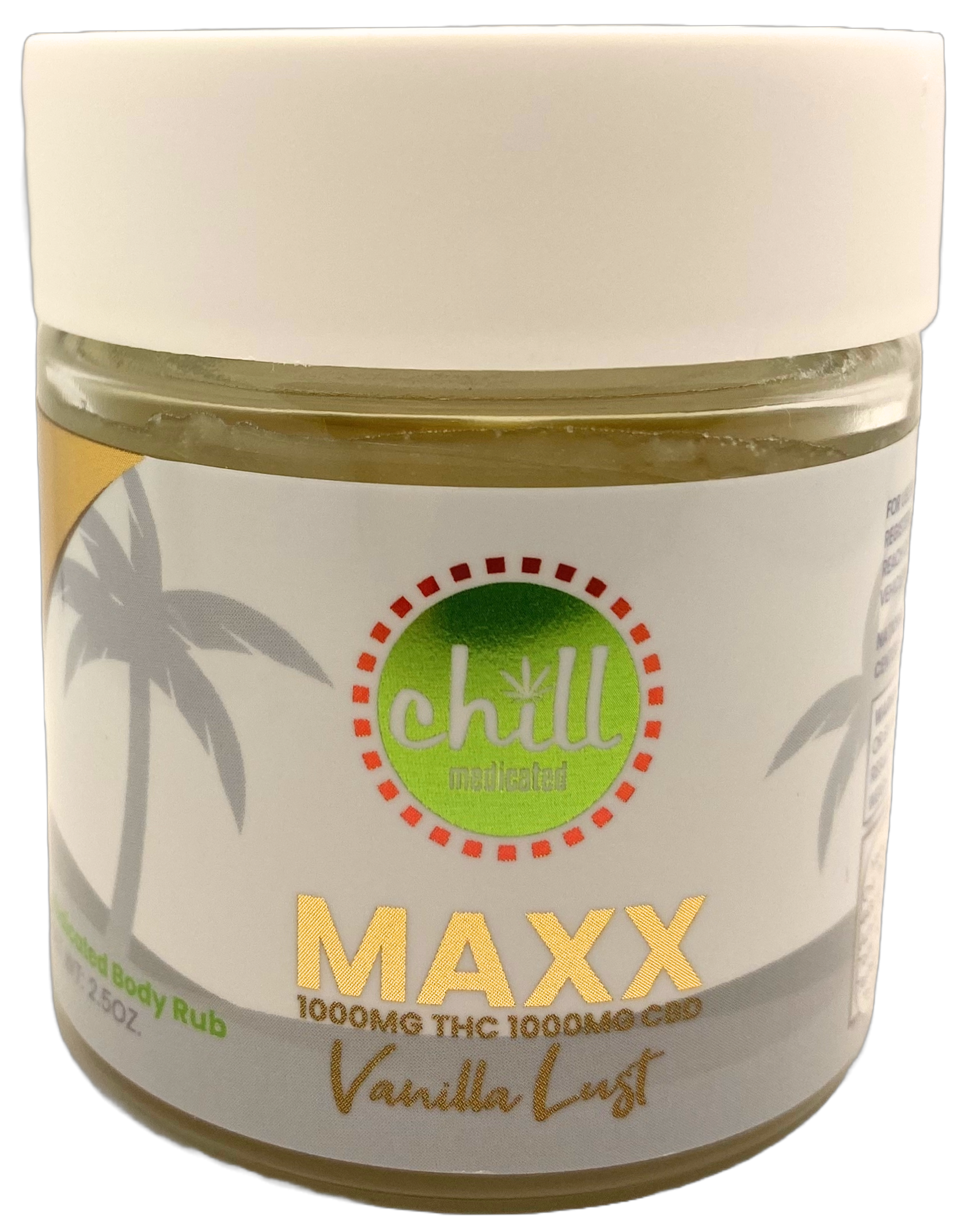 Photograph of product: Chill Medicated | Vanilla Lust | Topical Thc/ Cbd
