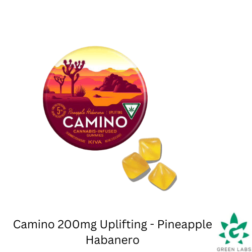Photograph of product: (REC) Camino 200mg Gummies - Pineapple Habanero