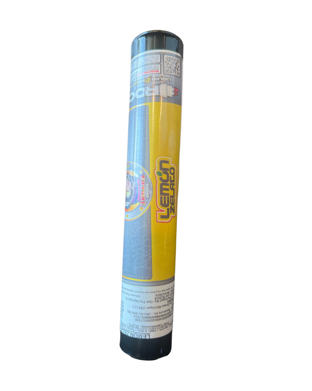 Photograph of product: Tokers Choice | Lemon Zelato | Rockets Infused Preroll