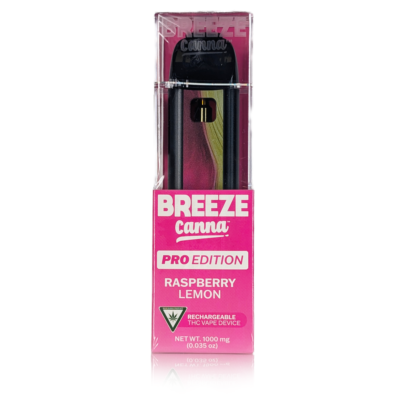 Photograph of product: BREEZE PRO - RASPBERRY LEMON - DISPOSABLE CARTRIDGE