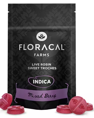 Photograph of product: 10ct/10mg Live Rosin Troches (Mixed Berry)