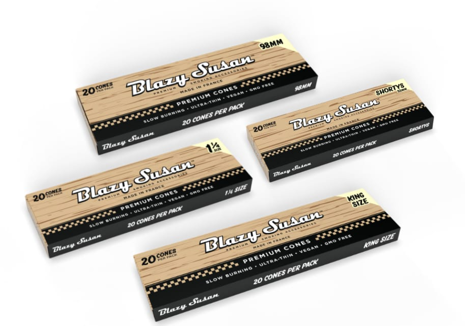 Photograph of product: Blazy Susan - Shorty Cones - Unbleached (20pk)