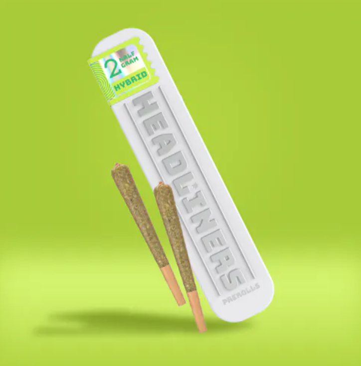 Photograph of product: Headliners Garlic Juice (H) Preroll .5g 2pk
