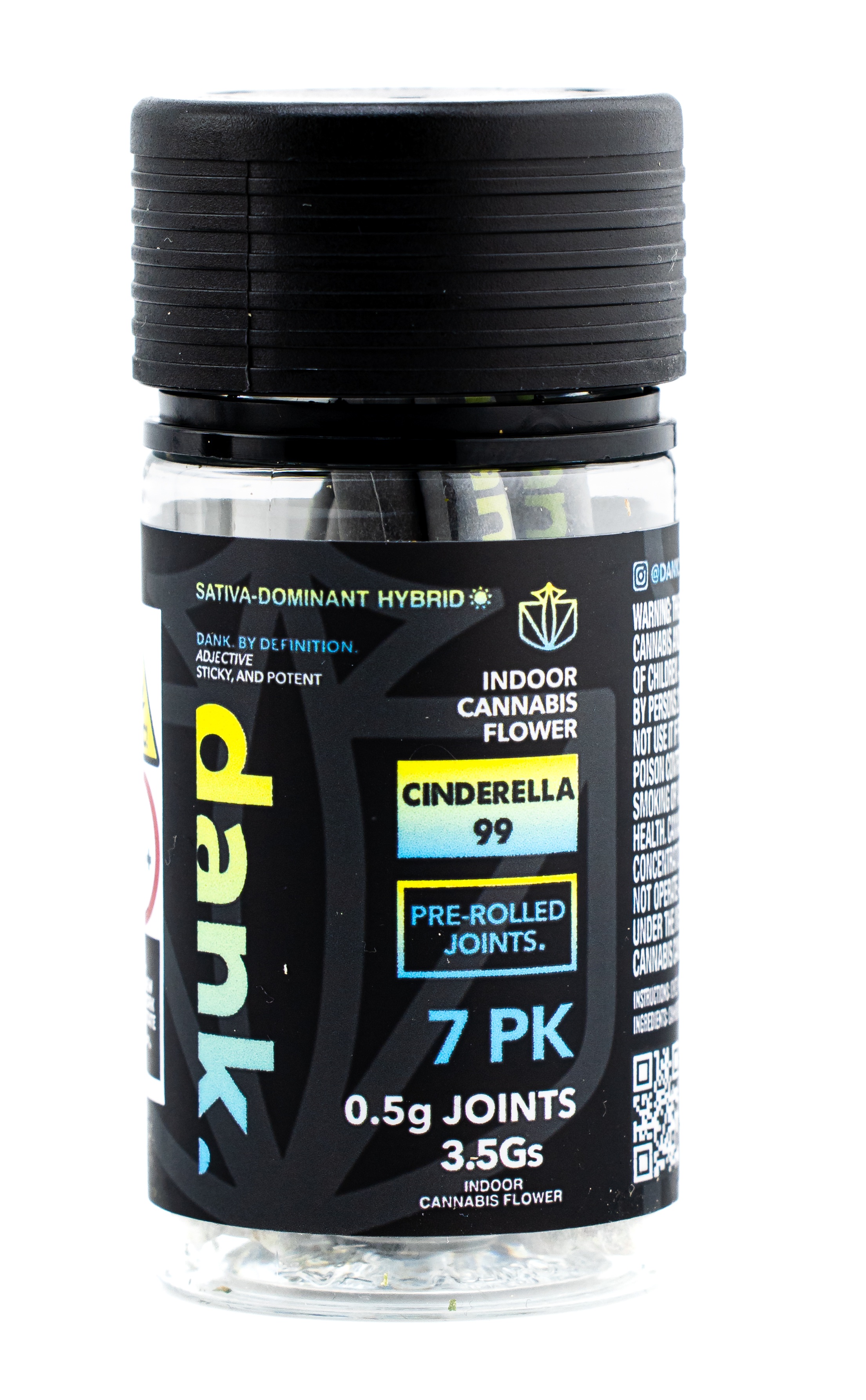 Photograph of product: Dank | Cinderella 99 7pk Prerolls - 3.5g