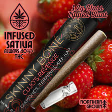 Photograph of product: Cujo's Revenge Skinny Bone Infused Cannagar | Pre Rolls | 1.5g