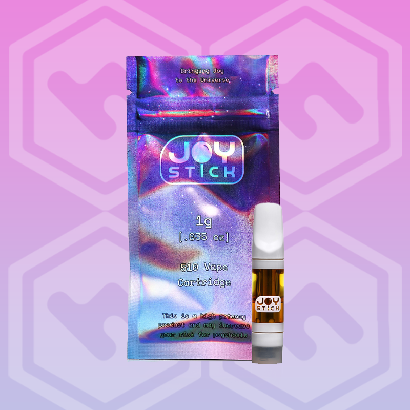 Photograph of product: Joy Stick | Sonic Strawberry Kiwi | Vape Cartridge | 1g