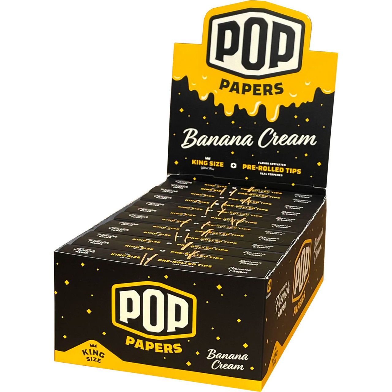 Photograph of product: POP Cones Banana cream king